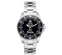 KIESENBERG Geschenk für Piper Flugzeug Fans Flieger Piloten Uhr 1505