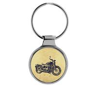 KIESENBERG Schlüsselanhänger Geschenke für Triumph Bonneville Bobber Black Fan A-5560