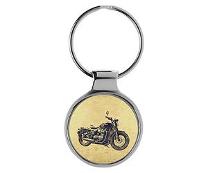 KIESENBERG Schlüsselanhänger Geschenke für Triumph Bonneville Bobber Black Fan A-5560