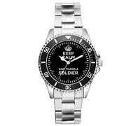 KIESENBERG Soldat Geschenk Bundeswehr Artikel Keep Calm and Thank a Soldier Uhr 1412