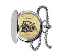 KIESENBERG Taschenuhr Vintage Silber Persönliches Geschenk für 8RT Traktor Trecker Herren Uhr TA-5667