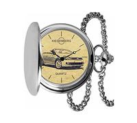 KIESENBERG Taschenuhr Vintage Silber Persönliches Geschenk für Golf VI Cabrio Herren Uhr TA-5036