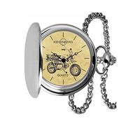 KIESENBERG Taschenuhr Vintage Silber Persönliches Geschenk für Monkey Z50J 1974 Motorrad Herren Uhr TA-5420