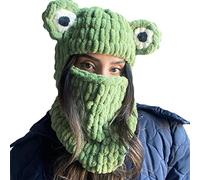 KieTeiiK Beanie Mütze,Wintermütze Cartoon-Strickmütze Niedliches Tierohr Cosplay-Mütze Outdoor-Sportmütze Wollkappen Winddichte Kopfbedeckung Sturmhaube