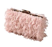 KieTeiiK Pelzige Clutches Geldbörsen Für Damen Elegante Damen Abendtaschen Umhängetasche Umhängetasche Fransenhandtasche Geschenkhandtaschen