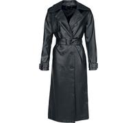 KIHILIST by KILLSTAR Fallout Coat Kunstledermantel schwarz in L