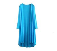 KIJSKKOPO Lange Strickjacken für Damen Mit Offener Vorderseite, Lila, Langärmelig, Durchsichtig, Dünn, Chiffonjacke, Lässig, Leicht, für Den Sommer, Kimono Oberteile für Kleider, Bikini Überz