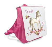 Kilala Kinderrucksack Pferd KIndergartentasche Kiga Geschenk Mädchen Pferdefreunde ab 3 Jahre (Pferd Herz)