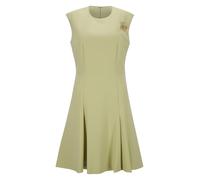 HUGO Ärmelloses Kleid mit goldfarbener Blumen-Brosche - Style Kilandi, 50558314 Hellgrün 36