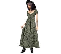 Killstar Forestine Maxi Dress (DE/NL/SE/PL, Alphanumerisch, XXL, Regular, Regular, Black)