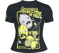 Killstar Killstar - Adventure Time The Thing Fitted T Shirt T-Shirt schwarz gelb in S