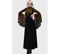 Killstar What Darkness Returns - Vassago's Revenge Long Sleeve Top Langarmshirt schwarz goldfarben in L