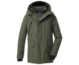 killtec - Boy's KOW 234 Parka - Parka, Gr. 140, oliv (DarkOlive)