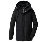 killtec - Boy's KOW 234 Parka - Parka, Gr. 164, schwarz (Black)