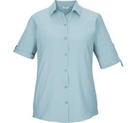 Funktionshemd KILLTEC "KOS 85 WMN WVN SHRT", Damen, Gr. 42, Normalgrößen, ocean, Obermaterial: 100% Polyester, Hemden, Schnelltrocknende Bluse, krempelbare Ärmel, vielseitig kombinierbar (65358935-42)