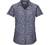 Killtec Damenbluse KOS 86 WMN WVN SHRT Funktionsbluse Kurzarm Nachtblau/Weiß Größe 44