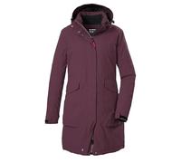Parka KILLTEC "Damen Funktionsparka", Damen, Gr. 48, lila (pflaume), Oberstoff: 100% Polyester, Futter: 100% Polyester, Wattierung: 100% Polyester, sportlich, Jacken (73282449-48) pflaume