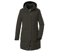 Parka KILLTEC "Damen Funktionsparka", Damen, Gr. 44, grün (olivgrün), Oberstoff: 100% Polyester, Futter: 100% Polyester, Wattierung: 100% Polyester, sportlich, Jacken (28083924-44) olivgrün