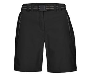 killtec Damen Funktionsbermudas/Shorts mit Gürtel KOS 19 WMN BRMDS, schwarz, 44, 42807-000