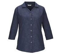 killtec Damen Funktionsbluse/Bluse 3/4 Arm KOS 62 WMN WVN SHRT, Nachtblau, 36, 43775-000