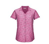 killtec Damen Funktionsbluse/Bluse Kurzarm KOS 86 WMN WVN SHRT, Magenta, 42, 43773-000