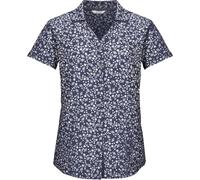killtec Damen Funktionsbluse/Bluse Kurzarm KOS 86 WMN WVN SHRT, Nachtblau, 40, 43773-000