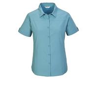 killtec Damen Funktionsbluse Kurzarm/Bluse KOS 1 WMN WVN SHRT, Aqua, 34, 42840-000