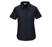 killtec Damen Funktionsbluse Kurzarm/Bluse KOS 1 WMN WVN SHRT, Nachtblau, 46, 42840-000