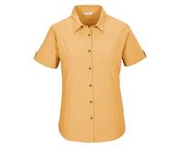 killtec Damen Funktionsbluse Kurzarm/Bluse KOS 1 WMN WVN SHRT, pfirsich, 46, 42840-000