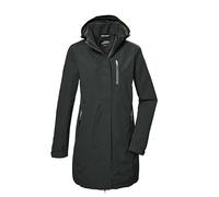killtec Damen Funktionsparka/Parka mit abzippbarer Kapuze KOS 30 WMN PRK, dunkelgrün, 48, 42918-000