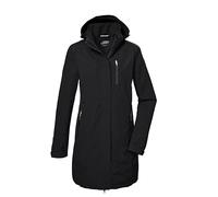 killtec Damen Funktionsparka/Parka mit abzippbarer Kapuze KOS 30 WMN PRK, schwarz, 46, 42918-000