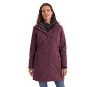 killtec Damen Funktionsparka/Parka mit abzippbarer Kapuze KOW 165 WMN PRK, dunkelpflaume, 46, 37726-000