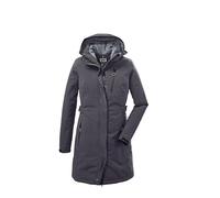killtec Damen Funktionsparka/Parka mit abzippbarer Kapuze KOW 165 WMN PRK, metall, 54, 37726-000