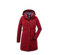killtec Damen Funktionsparka/Parka mit abzippbarer Kapuze KOW 165 WMN PRK, rot, 36, 37726-000