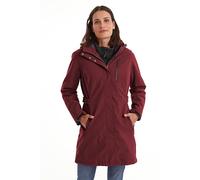 killtec Damen Funktionsparka/Parka mit abzippbarer Kapuze KOW 165 WMN PRK, weinrot, 40, 37726-000