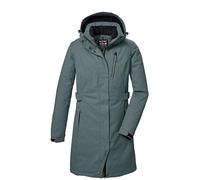 killtec Damen Funktionsparka/Parka mit abzippbarer Kapuze KOW 303 WMN PRK, blaugrau, 44, 41815-000