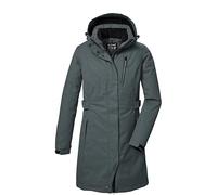 killtec Damen Funktionsparka/Parka mit abzippbarer Kapuze KOW 303 WMN PRK, blaugrau, 46, 41815-000