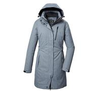 killtec Damen Funktionsparka/Parka mit abzippbarer Kapuze KOW 303 WMN PRK, graumelange, 40, 41815-000