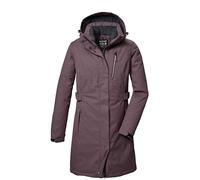 killtec Damen Funktionsparka/Parka mit abzippbarer Kapuze KOW 303 WMN PRK, malve, 40, 41815-000