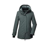 killtec Damen Funktionsparka/Parka mit Kapuze KOW 93 WMN PKR, blaugrau, 42, 41817-000
