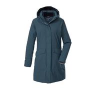 killtec Damen Funktionsparka/Parka wasserdicht mit abzippbarer Kapuze KOW 18 WMN PRK, hellpetrol, 36, 43313-000