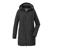 Parka KILLTEC "KOS 35 WMN PRK", Damen, Gr. 40, schwarz, Obermaterial: 100% Polyester;Futter: 100% Polyester, Jacken Parka, Wasser- und winddichter Damenparka, atmungsaktiv, verstellbar (14050740-40) s