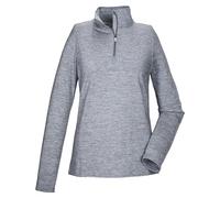 killtec Damen Funktionsshirt/Fleeceshirt mit Stehkragen und Reißverschluss KSW 121 WMN FLX SHRT, Nachtblau, 40, 43495-000