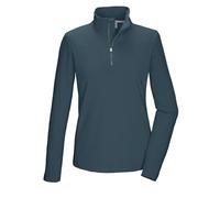 killtec Damen Funktionsshirt/Fleeceshirt mit Stehkragen und Reißverschluss KSW 70 WMN FLX SHRT, hellpetrol, 40, 43464-000