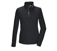 killtec Damen Funktionsshirt/Fleeceshirt mit Stehkragen und Reißverschluss KSW 70 WMN FLX SHRT, schwarz, 44, 43464-000