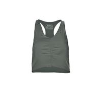 Funktionstop KILLTEC "KOS 170 WMN TP", Damen, Gr. 40, grau (mittelgrau), Obermaterial: 80% Polyester, 20% Elasthan, Tops, Atmungsaktiv, schnelltrocknend, Comfort-Stretch, herausnehmbare Pads (94457849