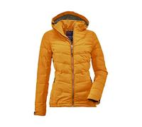 Killtec Damen Jacke In Daunenoptik Skane WMN Quilted JCKT A - Damenjacke mit abzippbarer Kapuze - Übergangsjacke ist wasserabweisend - Steppjacke, gelb, 40, 35615-000