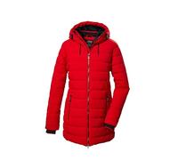 Steppmantel KILLTEC "KOW 55 WMN QLTD PRK", Damen, Gr. 50, rot (dunkelrot), Obermaterial: 100% Polyester.Futter: 100% Polyester.Füllung: 100% Polyester, Mäntel Steppmantel, Wasserabweisender, winddicht