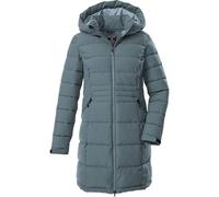 killtec Damen Steppparka/Funktionsparka mit Kapuze KOW 11 WMN QLTD PRK, blaugrau, 50, 43303-000