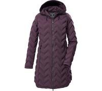 Killtec Damen Steppparka/Funktionsparka mit Kapuze KOW 14 WMN QLTD PRK, pflaume, 40, 43306-000